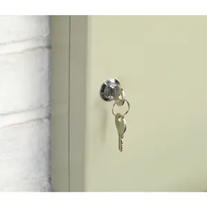 Wall Mounted Locking Mini Key Cabinet Safe - 20 Key Capacity - 160 x 200 x 80mm