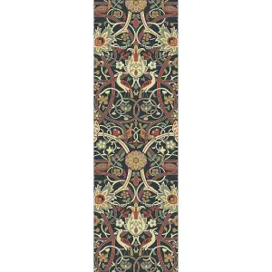 William Morris 127308 Indigo Bullerswood Runner Rug For Hallway - Long 67x230cm