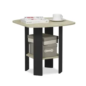 Alastair Side Table (Set of 2) Black / White