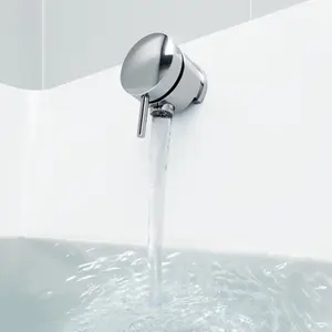 ENKI Venice Chrome Round Wall Fixed Thermostatic Handheld Shower Set SH0203 8"