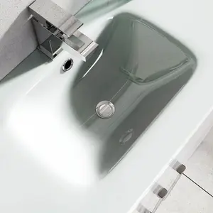 Whitfield 515mm Single Bathroom Vanity with Integrated Ceramic Basin White