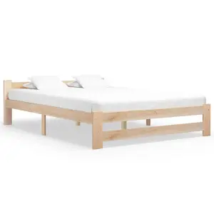 Berkfield Bed Frame Solid Pine Wood 160x200 cm