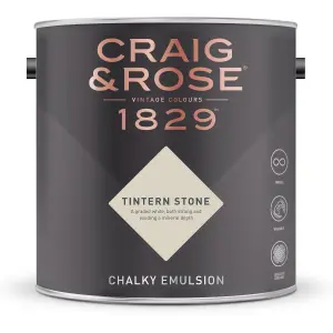 Craig & Rose 1829 Tintern Stone Chalky Emulsion paint, 2.5L