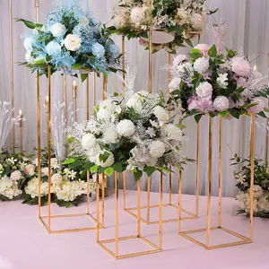 Rose Gold Tall Metal Floor Vase Flower Stand Wedding Centrepieces H 80cm