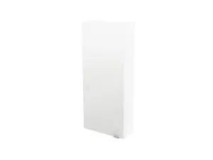 GoodHome Imandra Gloss White Single Bathroom Wall cabinet (H)90cm (W)40cm