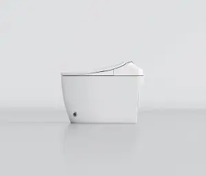 Smart Bidet Toilet for Bathrooms with Inner Tank, Touch Sensor, Auto Flush, Adjustable Seat Temperature, Auto Open/Close Lid