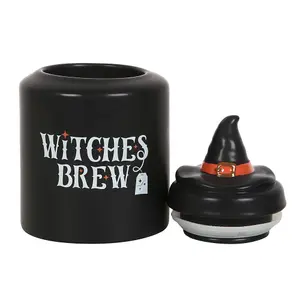 Something Different Witches Brew Ceramic Tea Caddy Black (One Size)