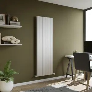 Agadon Paris Aluminium Designer Radiator 1800mm x 565 mm White - 4276 BTU - 10 Years Guarantee