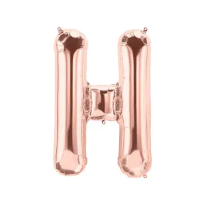 Realmax H Foil Balloon Rose Gold (One Size)