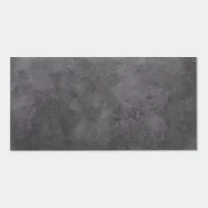 GoodHome Poprock Dark grey Tile Stone effect Self-adhesive Vinyl tile, 1.3m²