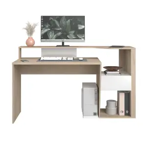 PARISOT PALOMA DESK  OAK WHITE