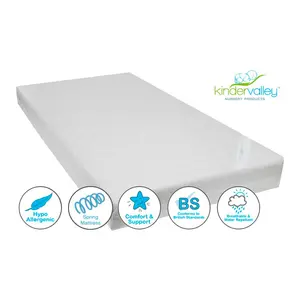 Sydney Mini Cot with Mattress White