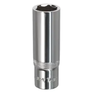 Sealey 14mm 3/8" Drive Deep WallDrive Socket Fully Polished Finish Tool SP3814D