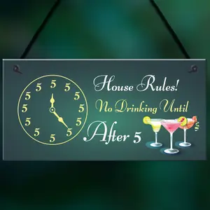 Funny Bar Sign Home Bar Pub Kitchen Hanging Sign Gin Wine Gift Lockdown