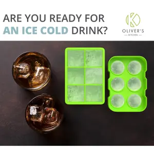 Oliver's Kitchen - Sphere and Cube Ice Cube Tray Set