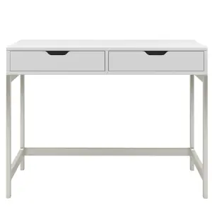 Computer Desk Dressing Table with 2 Drawers Work Table Home Office Table Industrial