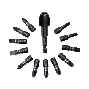 Erbauer Mixed Screwdriver bits (L)75mm, 13 pieces - SDR25833