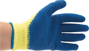 Outdoor Garden Unisex Easy Grip Gardening Gloves with Non Slip Latex Grip - Pair (MEDIUM)