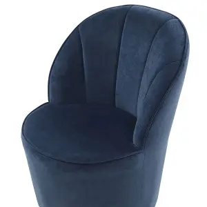 Armchair ALBY Velvet Dark Blue