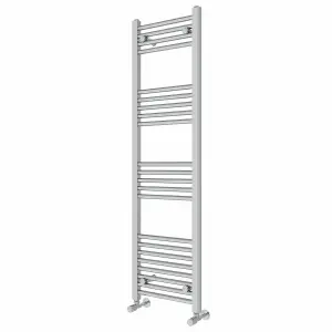 Right Radiators 1400x400 mm Straight Heated Towel Rail Radiator Bathroom Ladder Warmer Chrome