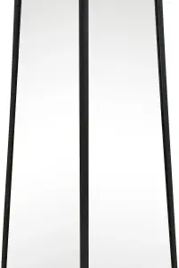 MirrorOutlet The Obelisk Black Metal Edged Mirrored Ornament 100CM X 20CM X 20CM