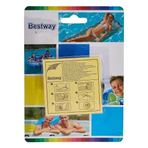 Bestway Heavy Duty Inflatables 2.5" x 2.5"/6.5cm x 6.5cm Repair Patch