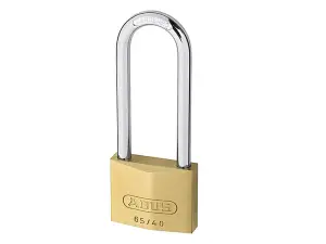 ABUS Mechanical 65/30Mm Brass Padlock 60Mm Long Shackle Keyed Alike 6304