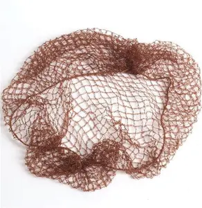 3X Dark Brown Slumber Hair Net - Elasticated Mesh Styling Sleep In Net