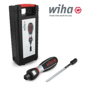 Wiha Torque Screwdriver Hex 4mm ITorque 0 8 to 3 NM With Digital Scale 36887