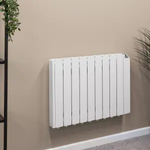 Adam Alba Oil-Filled 1500W Electric Radiator in White