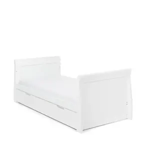 Stamford Classic Cot Bed with Cot Top Changer White