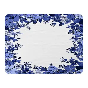 Winter Floral Frame (Blanket) / Default Title