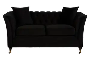 Interiors by Premier Sabrina 2 Seat Onyx Sofa