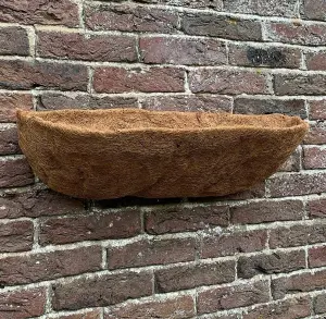 Extra Deep Coco Wall Trough Planter Liner (60cm)