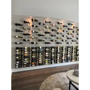 Fairlawn 1 Bottle Wall Mounted Wine Bottle Rack Matte Black