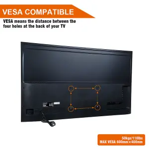 SunDaze 32"-70" Fixed TV Wall Bracket For LED LCD Plasma & Curved Screens