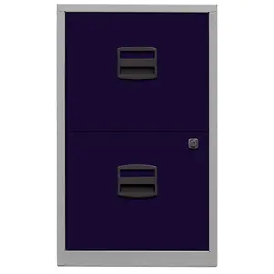 40cm Wide 2 -Drawer File Cabinet Blue