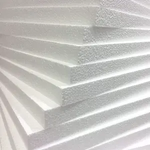 20 x White Rigid Polystyrene Foam Sheets 1000x500x50mm  Thick EPS70 SDN Slab Insulation Boards