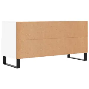 Berkfield TV Cabinet White 102x36x50 cm Engineered Wood