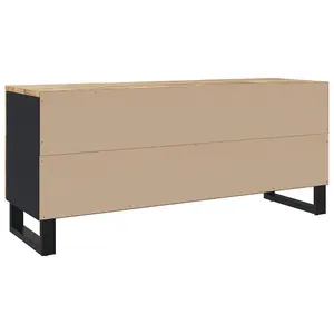 Berkfield TV Cabinet 105x33x46cm Solid Wood Mango