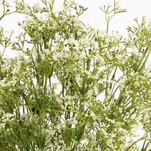 Blooming Artificial - Multi-Pack of Artificial Gypsophilia Stems - Indoor Use