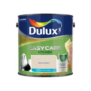 Dulux Easycare Kitchen Natural hessian Matt Emulsion paint, 2.5L