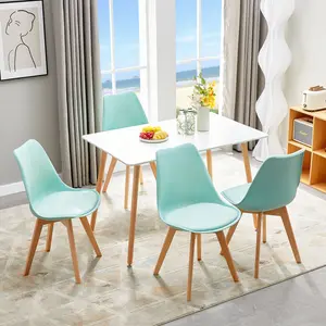 Nero Upholstered Side Chair (Set of 4) Pale Blue