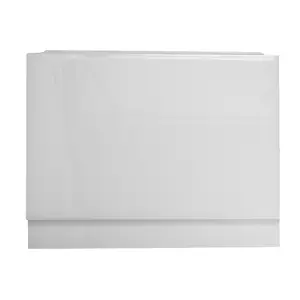 Cooke & Lewis Gloss White End Bath panel (H)56cm (W)68.5cm