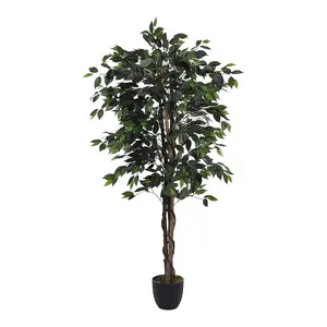 180cm H Garden Decoration Artificial Green Banyan with Pot