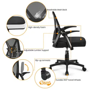 Mesh Office Chair Black / Black