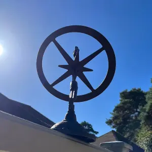 Cast Iron Decorative Garden Sundial