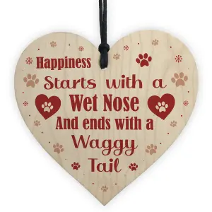 Red Ocean Funny Dog Signs And Plaques Birthday Christmas Gift For Dog Lovers Novelty Dog Sign For Home Animal Pet Sign