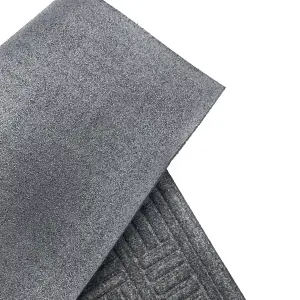 Nicoman Heavy Duty Commercial Door Mat Shop Doorway Mat Indoor 1.5m x 0.9m - Grey