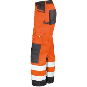 Result Safeguard Adults Unisex Hi Viz Cargo Trousers